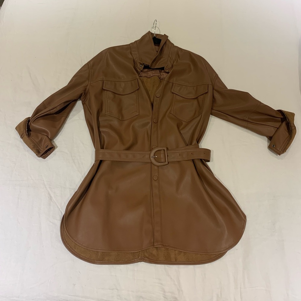 VEGAN LEATHER TOP